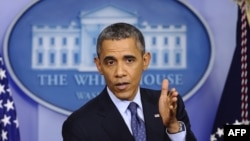 Барак Обама, Вашингтон. 8 қазан 2013 жыл.