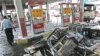 Iran -- A damaged petrol station in the northwest of Tehran, 27Jun2007