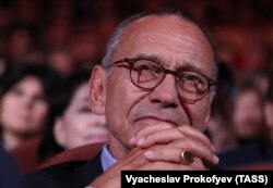 Director Andrei Konchalovsky at the Russian national film awards earlier this year