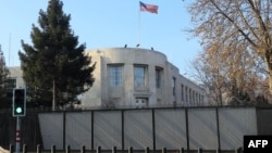 The US Embassy in Ankara, Turkey.