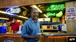 Барак Обама с пивом