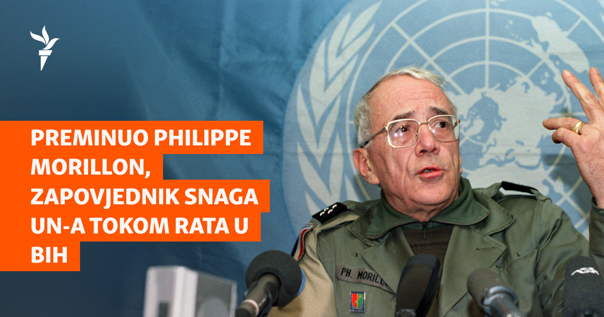 Preminuo Philippe Morillon, zapovjednik snaga UN-a tokom rata u BiH
