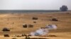 Обстрел сектора Газа израильской артиллерией 