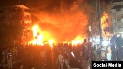 Iraq suffered the single deadliest attack, a suicide bombing outside a Baghdad shopping center that killed at least 382 people.