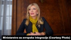 Ministarka za evropske integracije Srbije Jadranka Joksimović