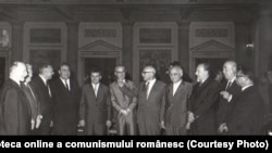 Bucureşti, 4 iulie 1966: Dejun în onoarea delegaţilor la Consfătuirea Comitetului Politic Consultativ al statelor participante la Tratatul de la Varşovia. Fototeca online a comunismului românesc; cota: 145/1966