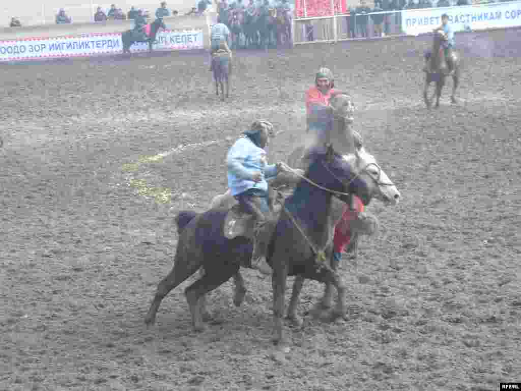 Kyrgyzstan -- National Horses Game Kök-Börü Championship, 23feb2009