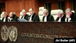 The Hague-based International Court of Justice voted 13-2 in favor of the order. (file photo)
