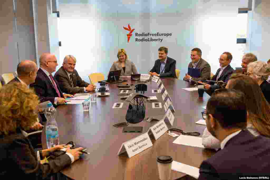 CZECH REPUBLIC – A visit of Acting U.S. Assistant Secretary of State for European and Eurasian Affairs Philip Reeker at RFE/RL on October 31, 2019, RFE/RL’s headquarters, Prague.