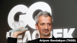 Константин Богомолов на вручение премии "Человек года 2020" по версии журнала GQ в Москве, 12 ноября 2020 года
