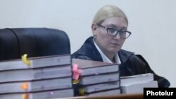 Դատավոր Աննա Դանիբեկյանը դատական նիստի ժամանակ, արխիվ