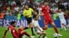 تیم فوتبال اسپانیا با یک گل برابر ایران به پیروزی رسید