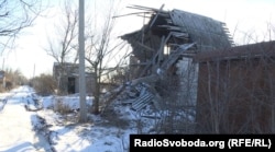 Зруйноване Водяне, зима 2019 року