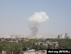 Дим від вибуху над Кабулом, 5 вересня 2019 року