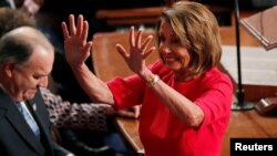 Нэнси Пелоси на заседании конгресса США в Вашингтоне, 3 декабря 2019 года