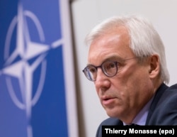 Ambasadorul Rusiei la NATO, Aleksandr Grușko, astăzi 13 July 2017 la Bruxelles