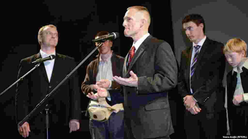 Dejl Zelko na premijeri filma ¨Drugi susret¨u Beogradu, 29. oktobar 2012.