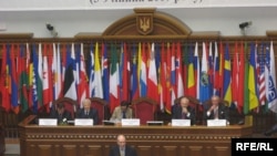 ATƏT-in PA-nın sədri Qoran Lenmarkerin assambleyanın 16-cı sessiyasında çıxışı. Kiyev 5 iyul 2007