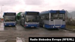 Автобуси за јавен превоз во Прилеп.