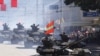 Defilare a tancurilor la Tiraspol în 2010