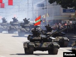 Paradă militară la Tiraspol