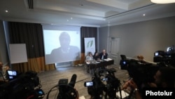 Representatives of the Sanitek company gave a press conference in Yerevan, 02Aug2019