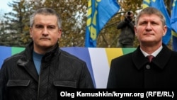 Сергей Аксенов и Михаил Шеремет, 4 ноября 2014 года
