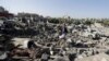 آثار قصف قرب مطار صنعاء, 26 آذار 2015