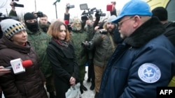 Володимир Рубан дава изјава за медиуми во Украина 
