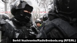 Поліція увійшла до наметового містечка під Верховною Радою, Київ, 3 березня 2018 року