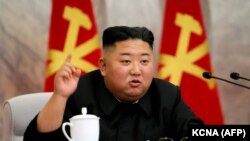 Лидер Северной Кореи Ким Чен Ын. 