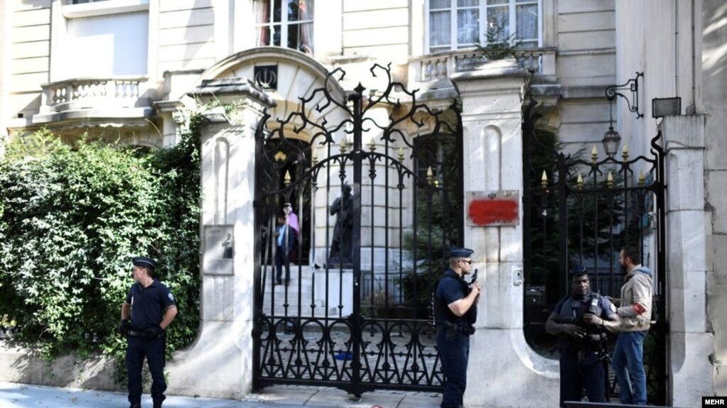 Iranian embassy in Paris was attacked on 15 Sep 2018.