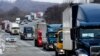 Truckers Bring Moscow Road To A Standstill