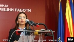 Министерката за внатрешни работи Гордана Јанкулоска
