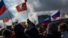 Пророссийский митинг в Севастополе, иллюстрационное фото