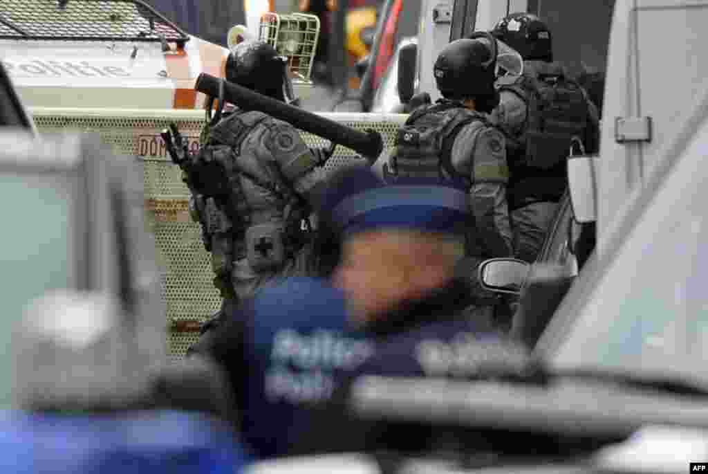 Policijska akcija belgijske policije u predgrađu Brisela Molenbeku, 16. novembar 2015. &nbsp;