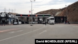 Пункт пропуска «Красный мост» на грузино-азербайджанской границе (иллюстративное фото)