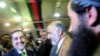 Abdullah Abdullah greets supporters during a gathering in Kabul on November 1.