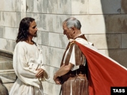 A scene from a previous adaptation of The Master and Margarita directed by Yuri Kara. The film was made in 1994 but didn't appear in Russian cinemas until 2011.