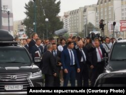 Аляксандар Лукашэнка ў Гомлі