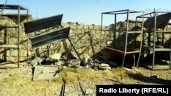 The aftermath of the suicide attack in Khost on January 7.