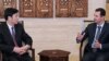 Цустрэча ў Дамаску прэзыдэнта Сырыі Башара Асада зь міністрам замежных спраў КНР Чжай Цзюнем, 18 лютага, 2012