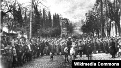 Красная армия в Тбилиси. 25 февраля 1921 г.