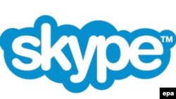 Skype programmasynyň emblemasy.