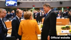 Președintele Klaus Iohannis, alături de Angela Merkel