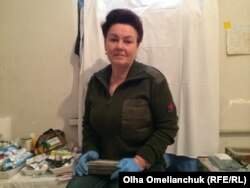 Вера Водолазская во время обстрелов Авдеевки в январе 2015-го