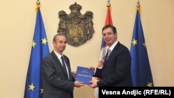Ambasador Devenport i premijer Aleksandar Vučić