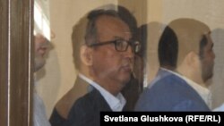 Казахстанский бизнесмен Кайрат Жамалиев на суде. Астана, август 2015 года.