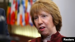 Верховный представитель Европейского союза по внешней политике Кэтрин Эштон. 