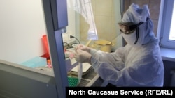 Testiranje na prisustvo korona virusa, Stavropolj, Rusija, 2. april